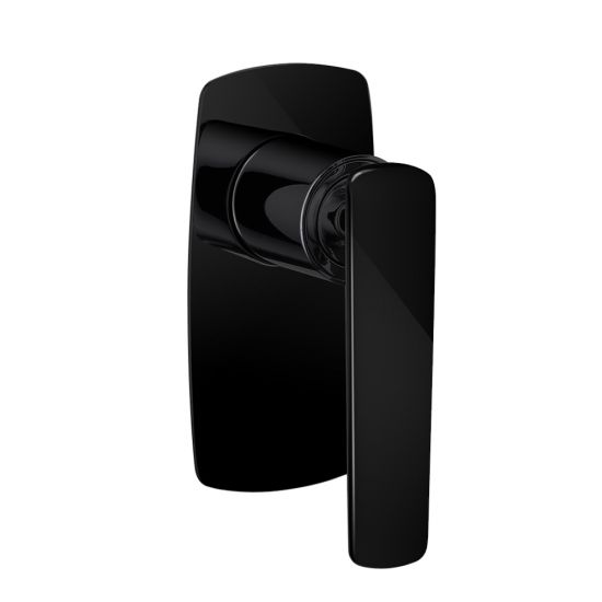 Bellino High Gloss Black Wall Mixer