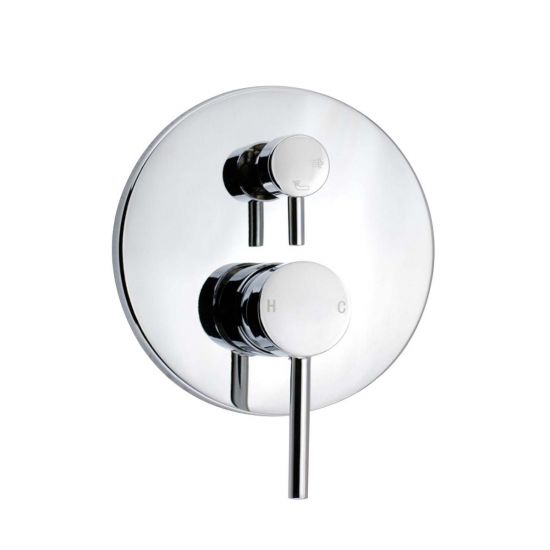 Pentro Chrome Round Shower Mixer