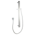 Square Chrome Sliding Shower Rail without Handheld Shower