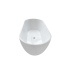 1700mm Oval Gloss White Acrylic Free Standing Bathtub No Overflow