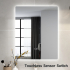 600mm Curved Rim Rectangle 3 Color Backlit Bathroom LED Mirror(Touchless Sensor Switch)