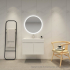 700mm Round 3 Color Frontlit Bathroom LED Mirror(Touchless Sensor Switch)