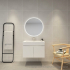 700mm Round 3 Color Backlit Bathroom LED Mirror(Touchless Sensor Switch)