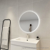 700mm Round 3 Color Backlit Bathroom LED Mirror(Touchless Sensor Switch)