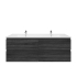 1500mm Dark Grey MDF Bathroom Vanity 4 Drawers Wall Hung Cabinet Only 