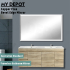 1500mm Bevel Edge Rectangle Bathroom Plain Mirror