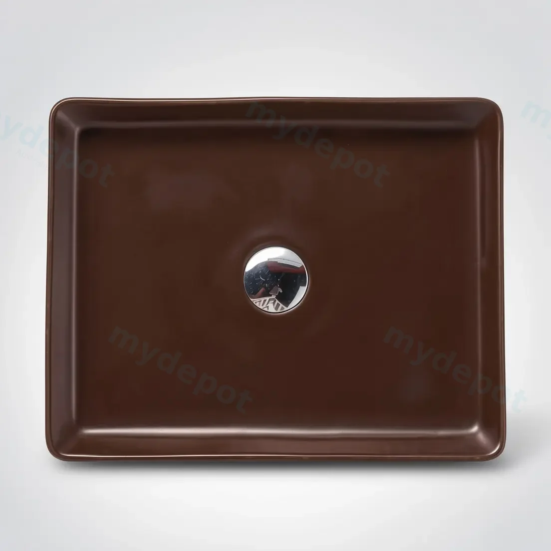 470*360*110mm Etna Cappuccino Above Counter Rectangular Basin view 2
