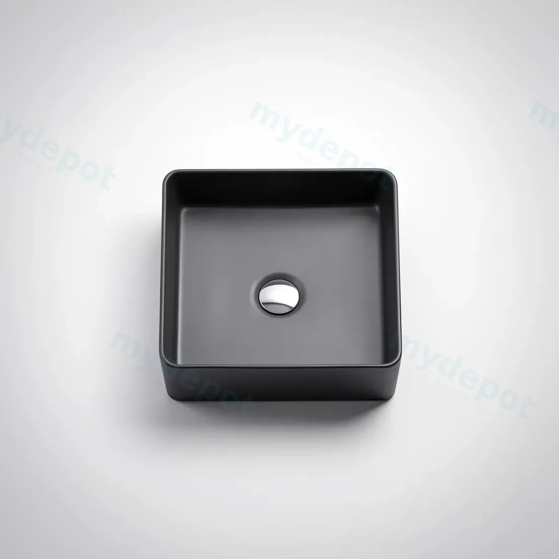 360*360*110mm Etna Nero Grey Above Counter Square Basin view 2