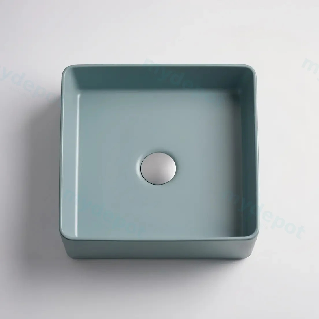 360*360*110mm Etna Tango Grey Above Counter Square Basin view 3