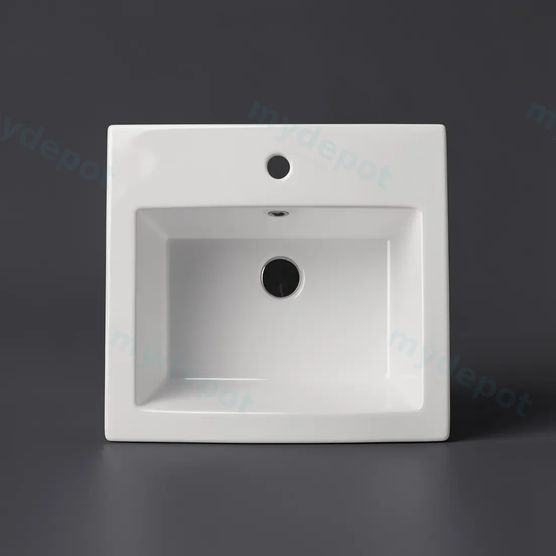 500*360*165mm Insert Rectangular Basin view 2