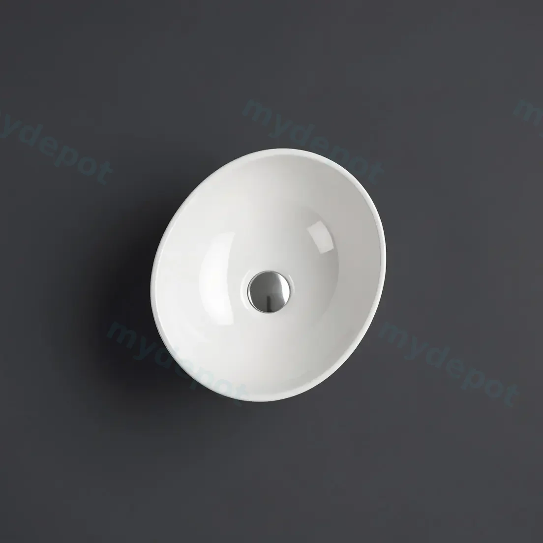 410*335*145mm Above Counter Oval Basin view 2