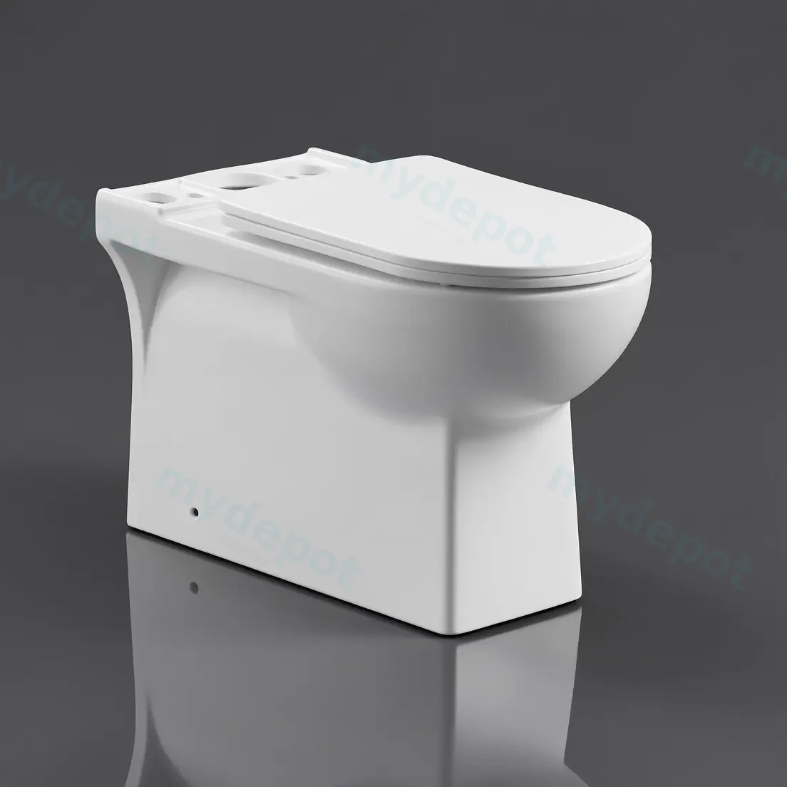 660*380*845mm Alpha Tornado Boxrim Toilet Suite view 13