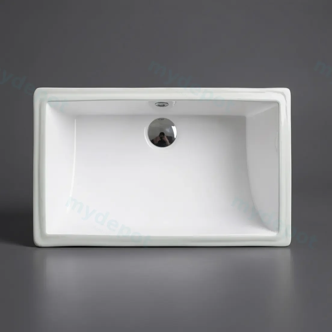 520*325*170mm Undermount Rectangular Basin With Mixer Hole view 2