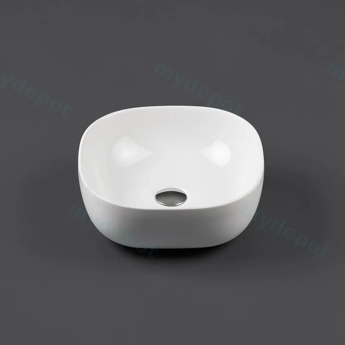 410*410*150mm Above Counter Oval Basin view 2