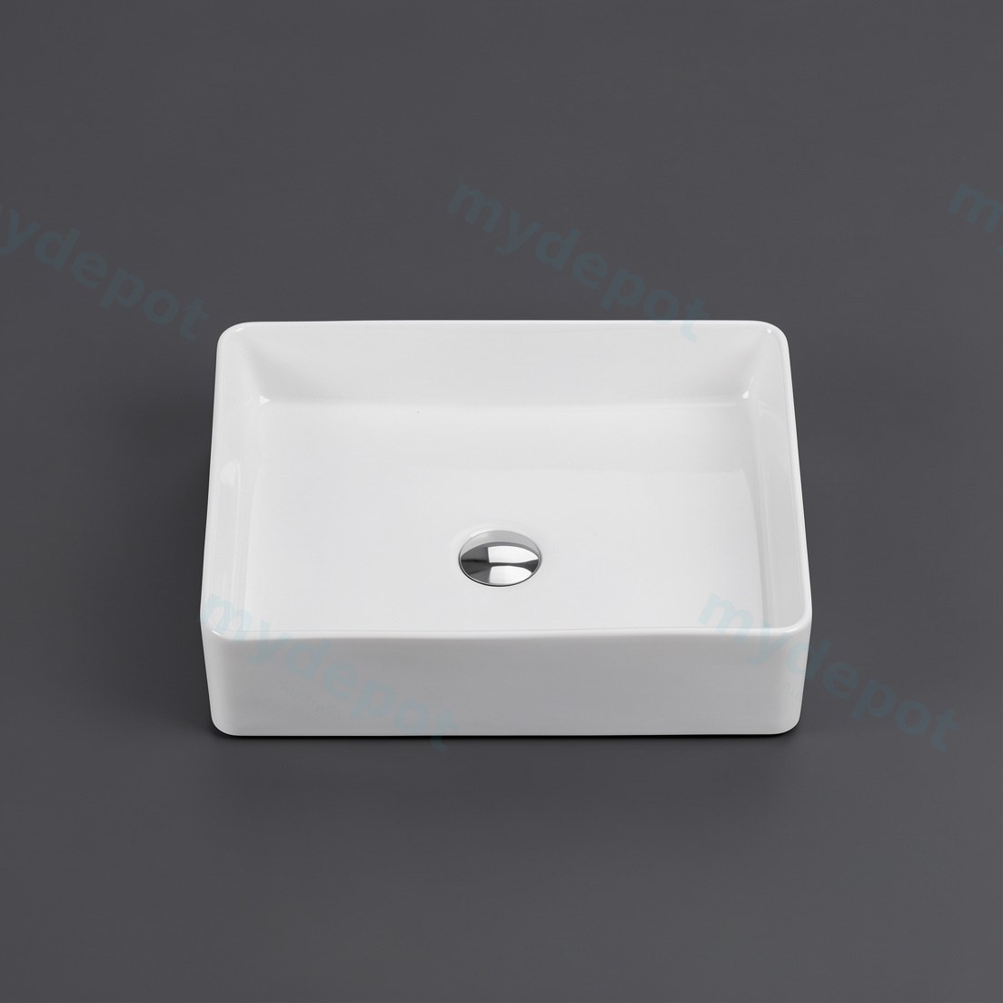 510*405*110mm Above Counter Rectangular Basin view 2