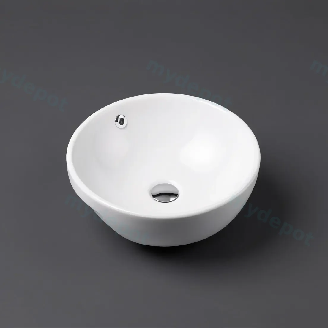 435*435*170mm Semi-Recessed Oval Basin view 2