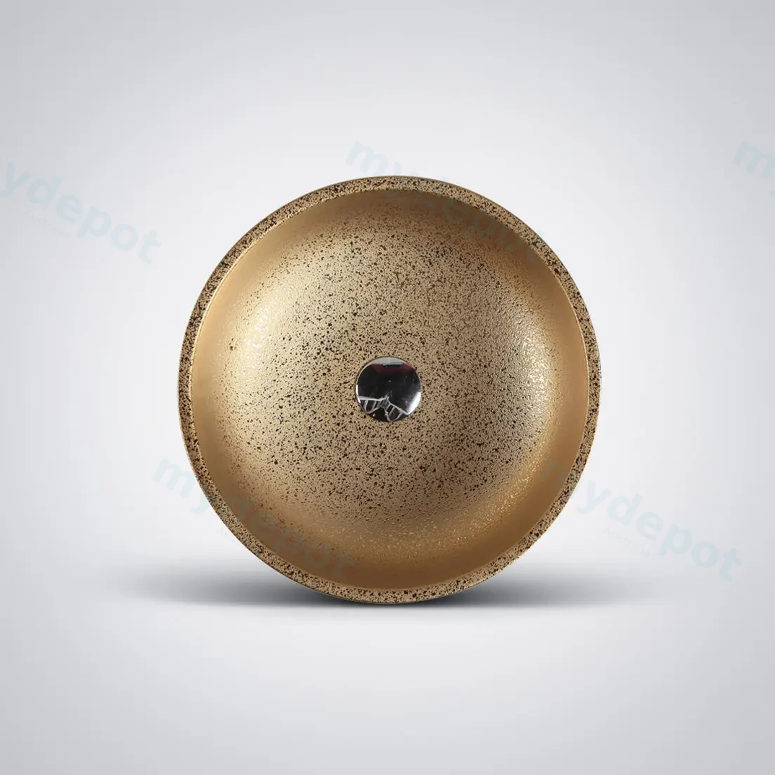 410*410*140mm Counter-Top Circular Art Gold Basin view 2