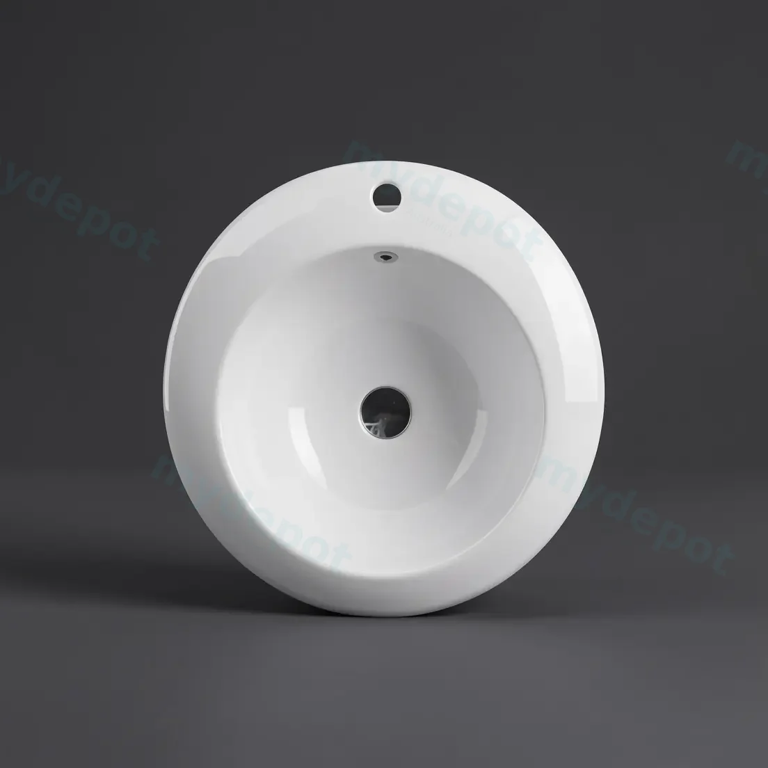 550*515*850mm Freestanding Oval Pedestal Basin view 2