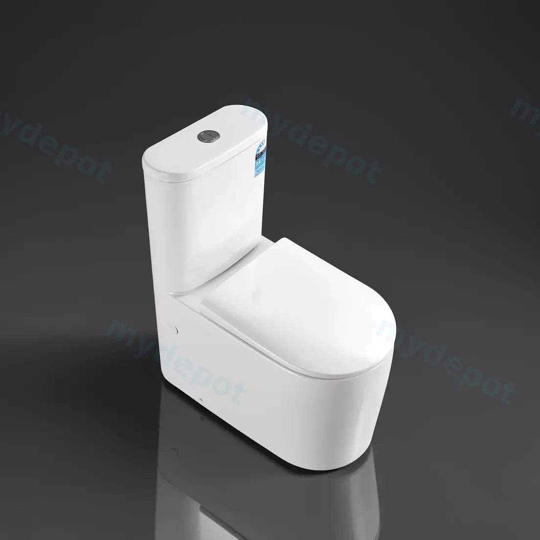 650×380×800mm Devito Wall Faced Toilet Suite view 5