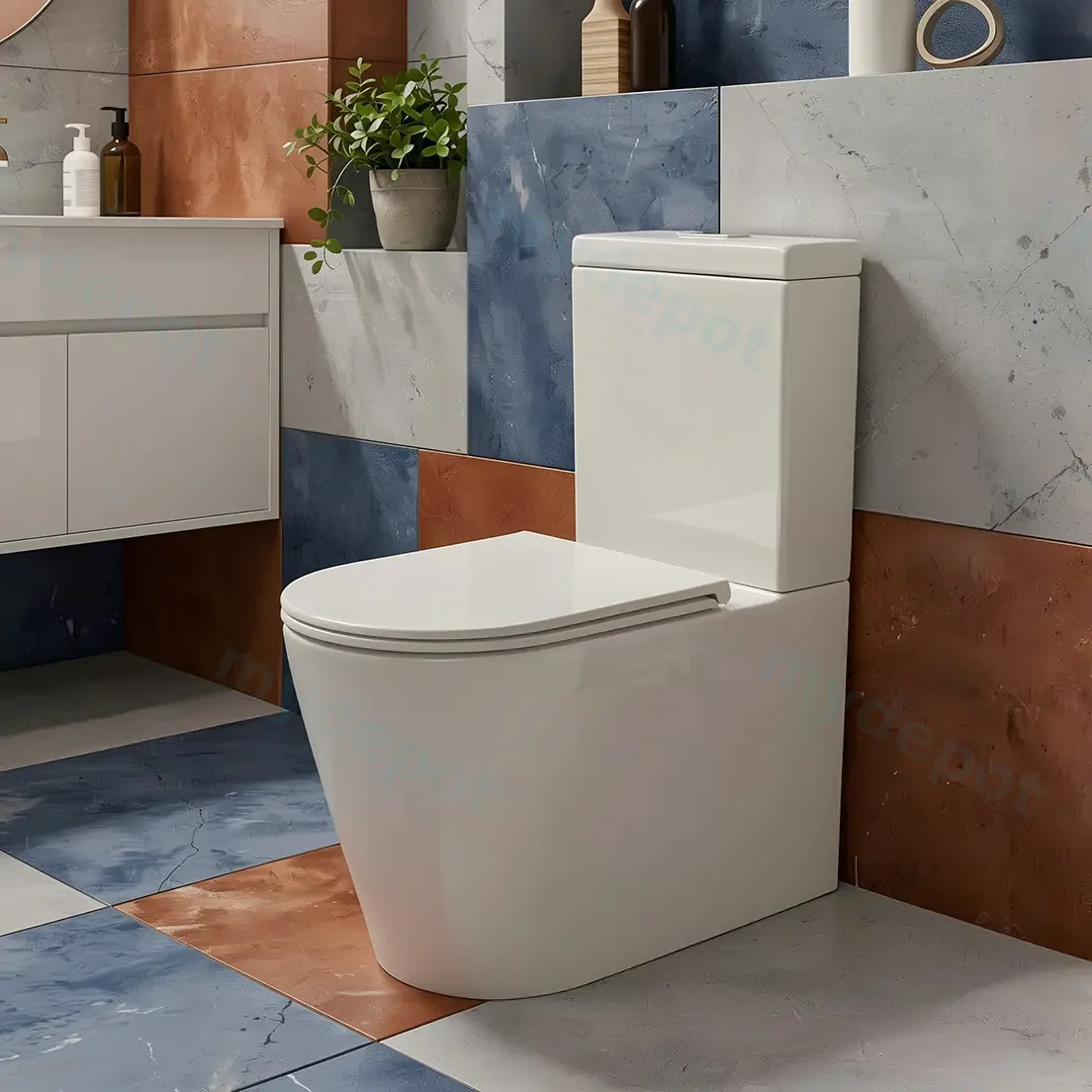 660×390×835mm Binli Agena Toilet Suite view 20