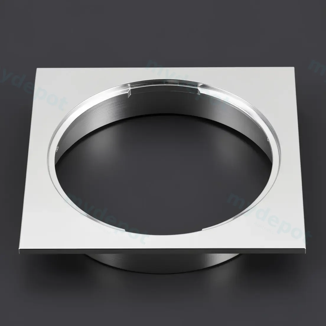 110*110mm Square Chrome Brass Floor
Waste(100mm Outlet) view 2
