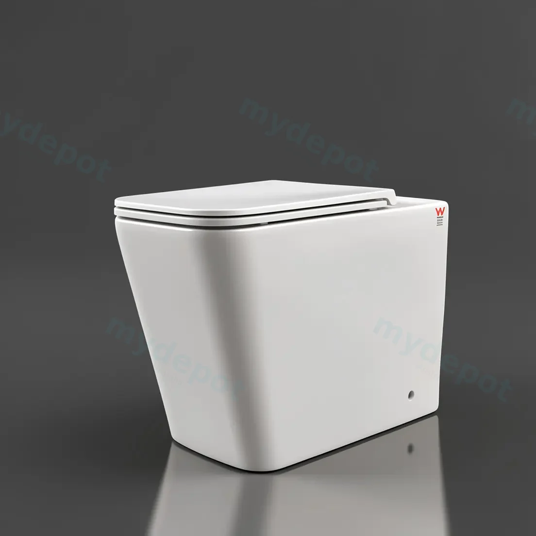 600*350*400mm Enox99 Floor Pan Rimless With Thick Uf Seat Cover view 2