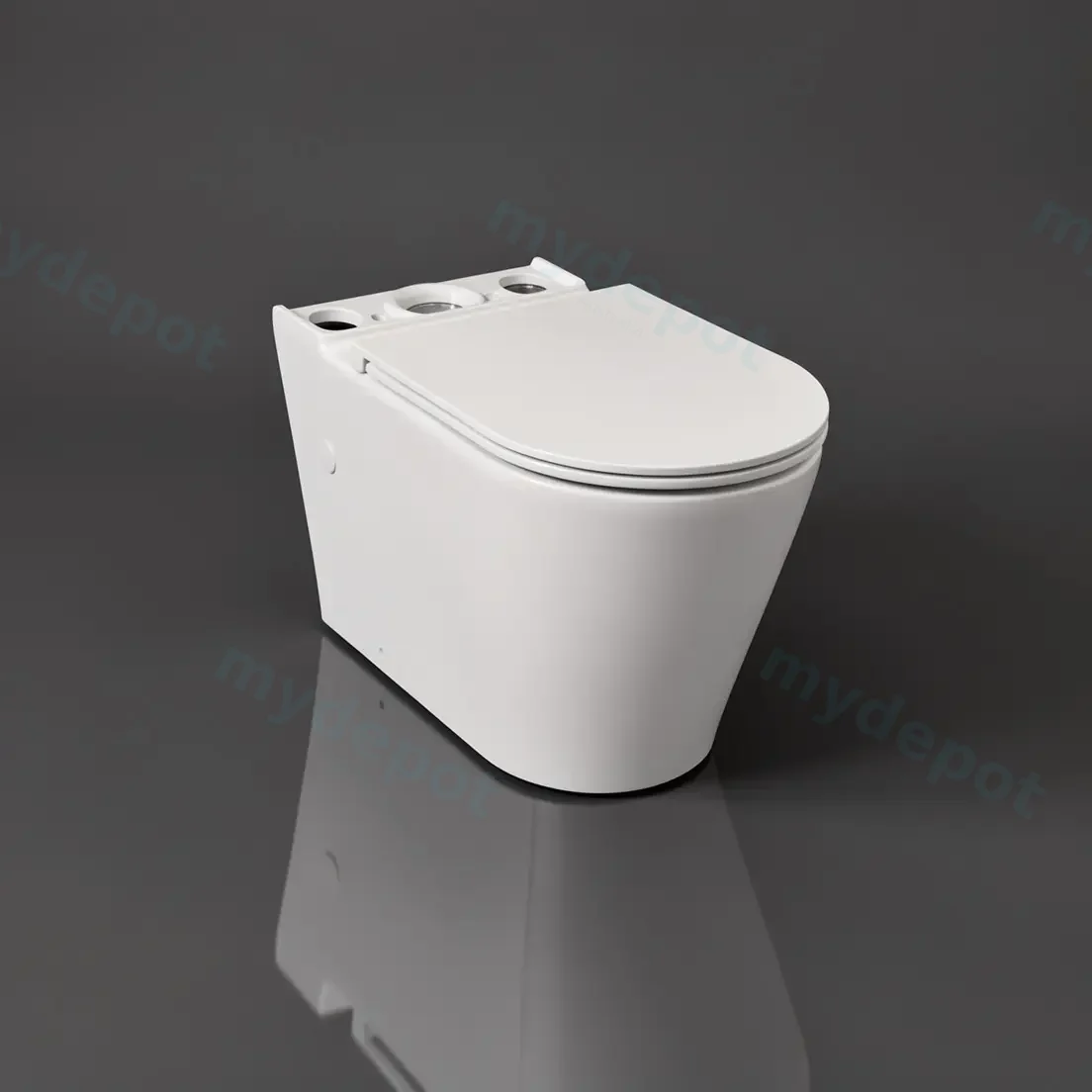 630×380×850mm Acadia Full Rimless Wall Faced Toilet Suite view 10