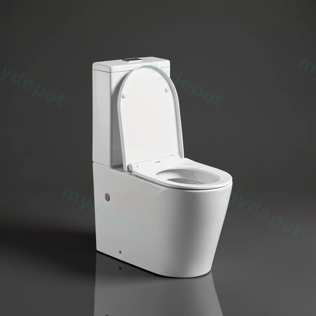 630×380×850mm Acadia Full Rimless Wall Faced Toilet Suite view 11