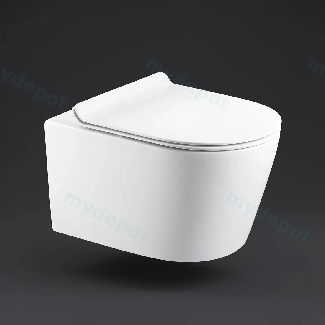 540*365*400mm Agena Rimless Wall Hung Pan view 7
