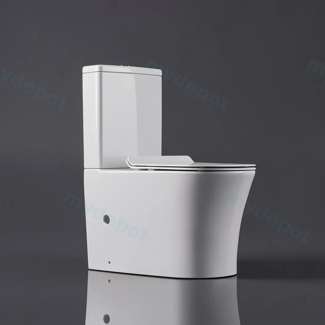 Binli 700*385*840mm Orta Tornado Rimless Toilet Suite view 3