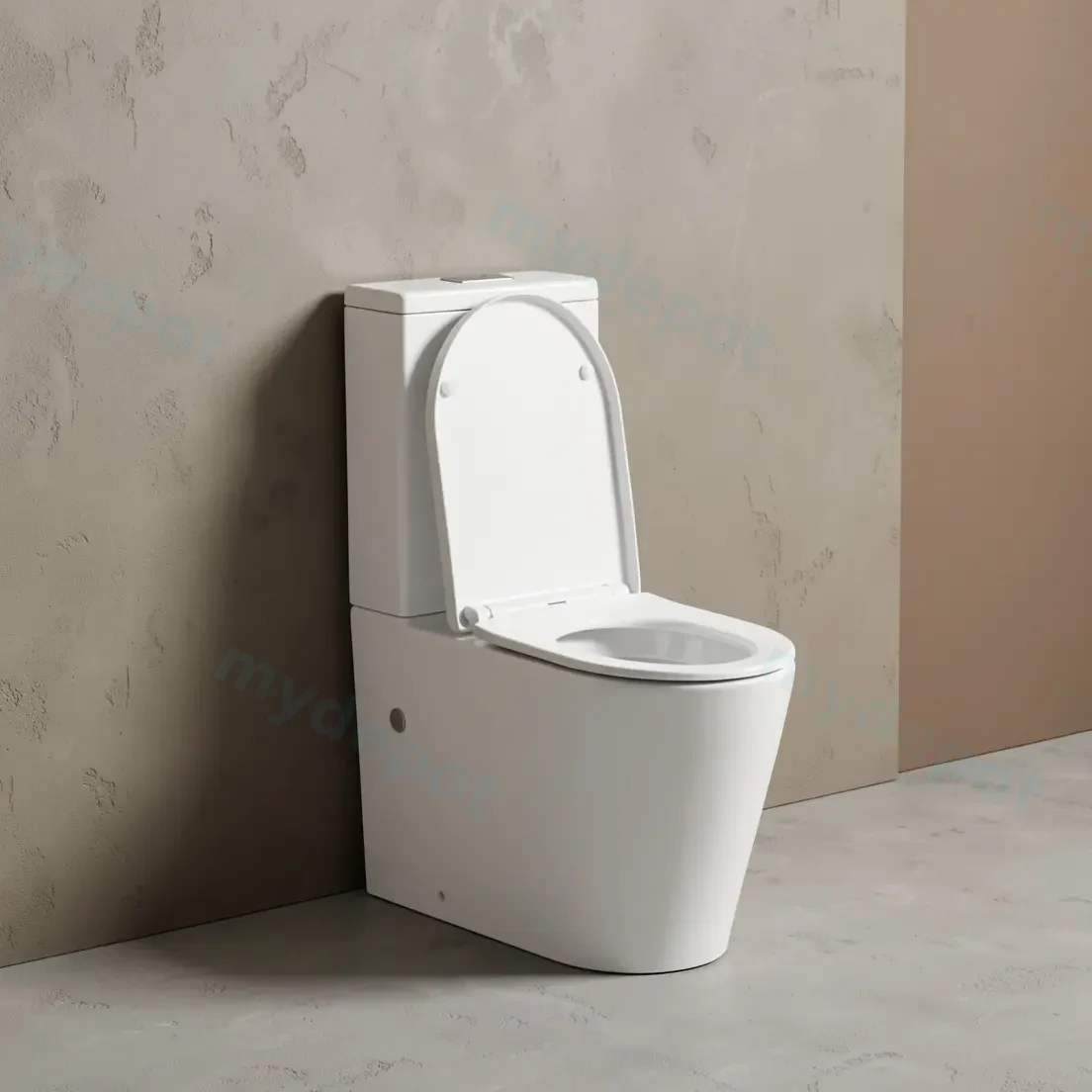 630×380×850mm Acadia Full Rimless Wall Faced Toilet Suite view 3