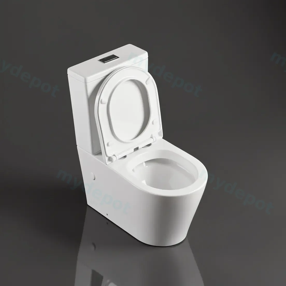 630×380×850mm Acadia Full Rimless Wall Faced Toilet Suite view 6