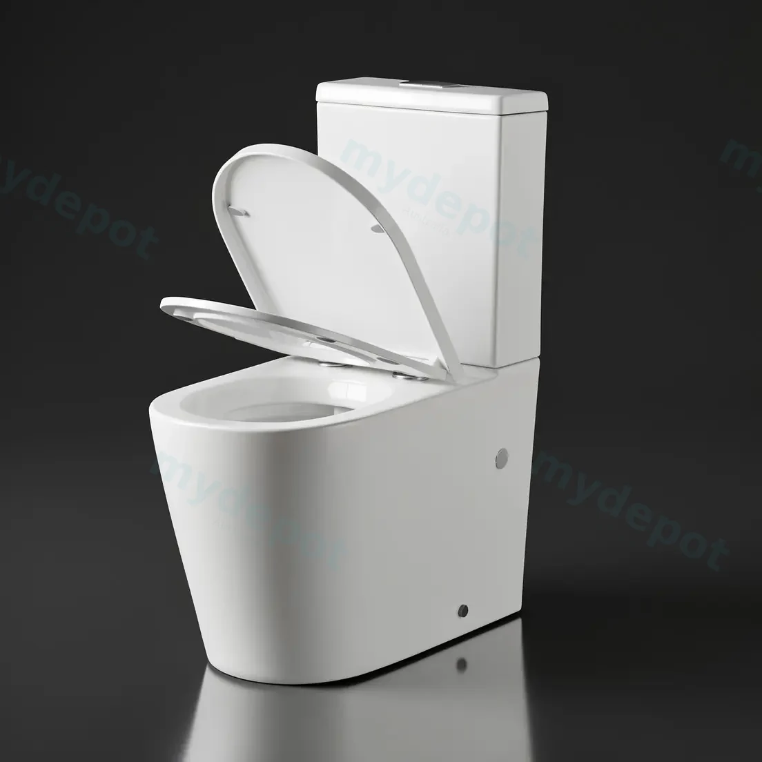 630×380×850mm Acadia Full Rimless Wall Faced Toilet Suite view 9