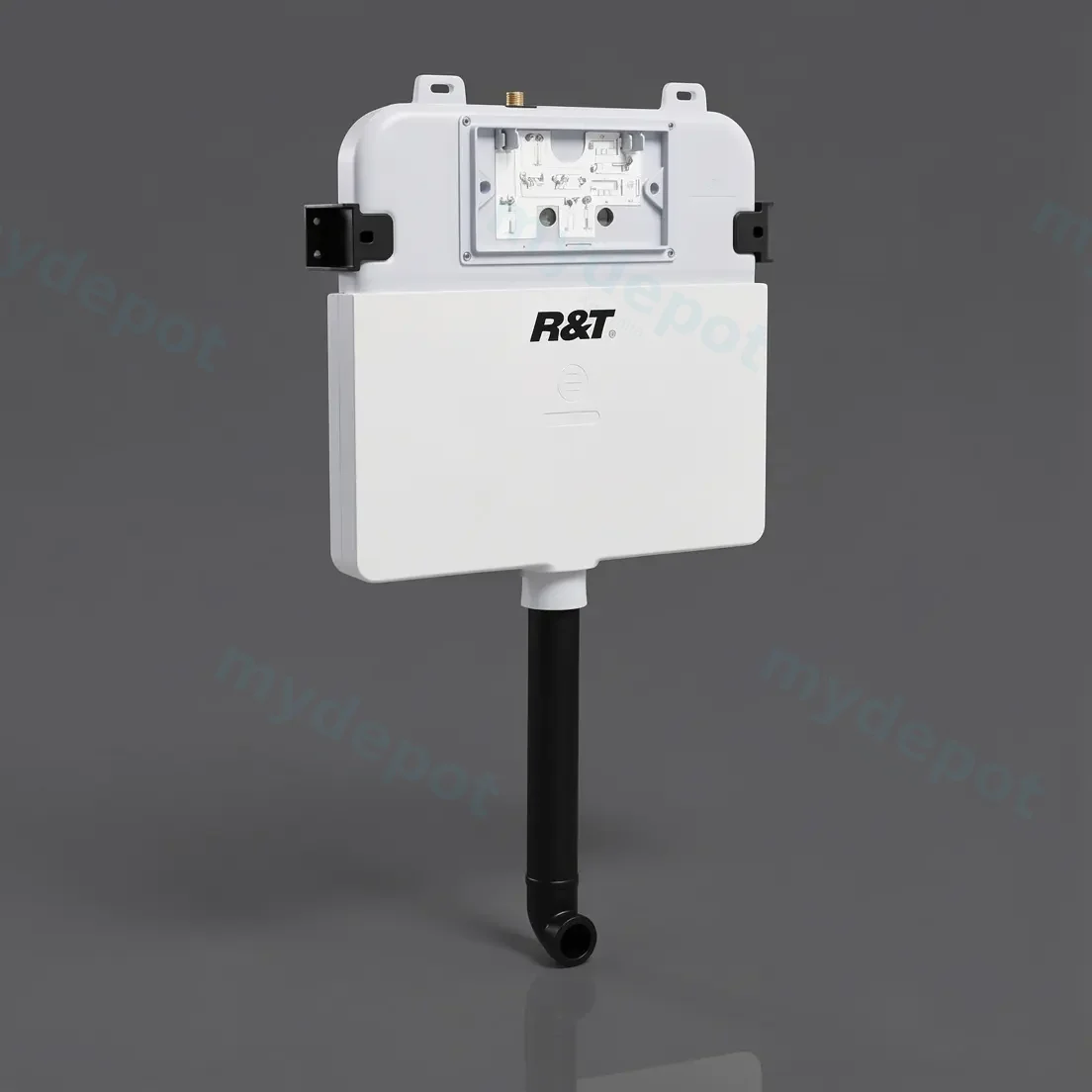 545*360*140mm Acadia R&T Inwall Floor Toilet Suite Tornado Rimless Wall Faced Floor Pan view 2