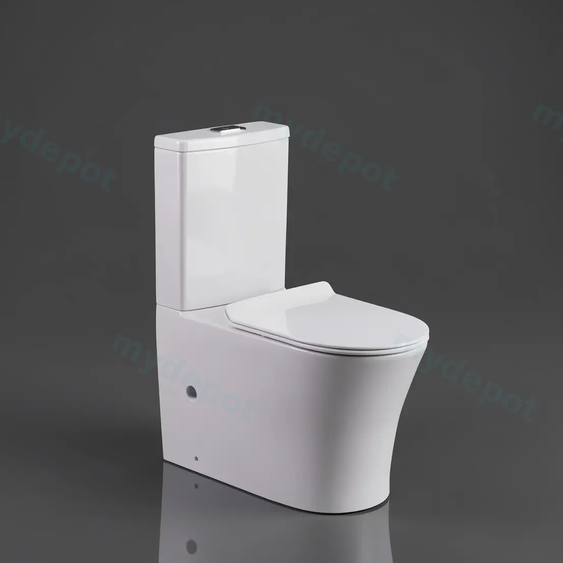 Binli 700*385*840mm Orta Tornado Rimless Toilet Suite view 2