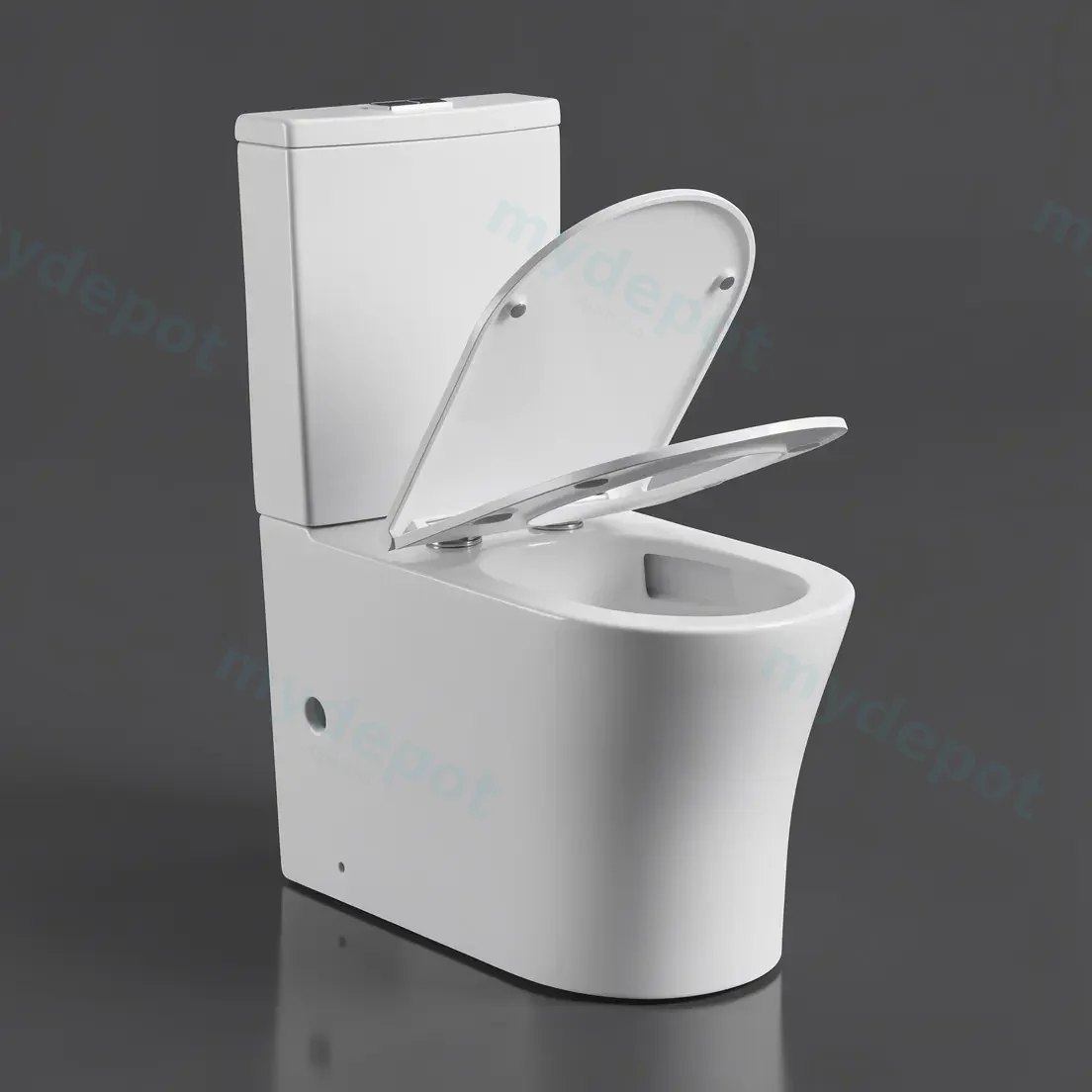 Binli 700*385*840mm Orta Tornado Rimless Toilet Suite view 9