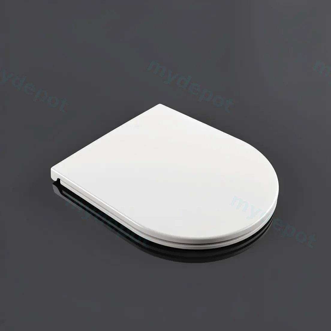 Gloss White Slim Uf Seat Compatible With Hani,Pani,Vera,Moi,Toi,Zara99,Zara66,Raul99, Raul66 view 2