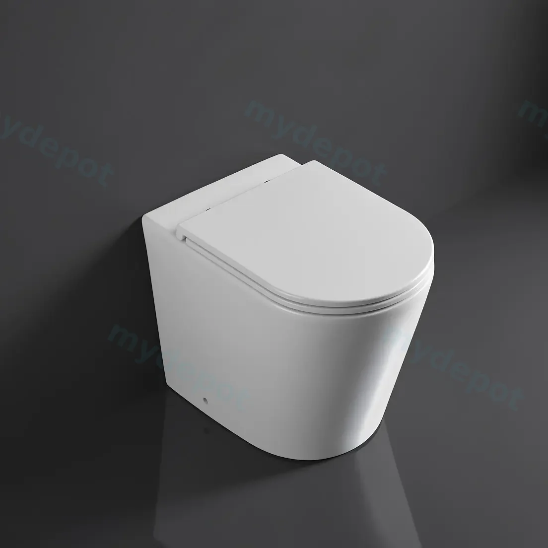 570*350*400mm Zara99 Floor Pan (Rimless) With Slim Uf Seat Cover view 3
