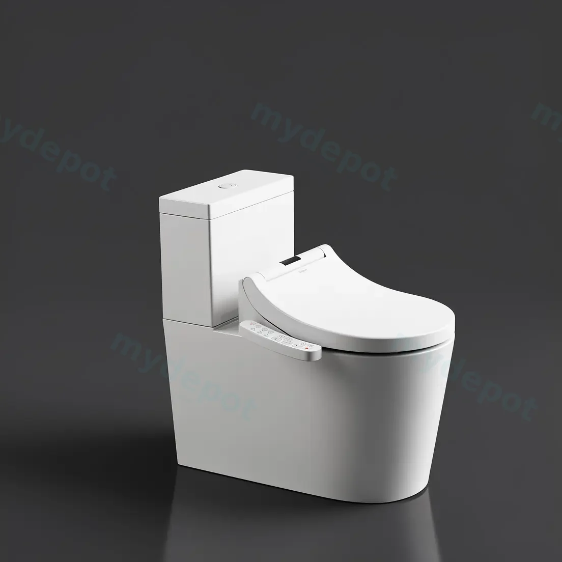 Nana Smart Toilet Seat Cover Wash & Dry Electric Bidet Toilet Seat (Hygeinec product not refundable if box opened) view 3