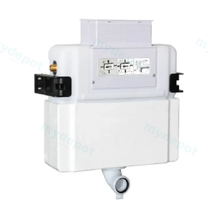 560X365X420mm Procida R&T Lower Counter Inwall Floor Toilet Suite Rimless Wall Faced Floor Pan view 2