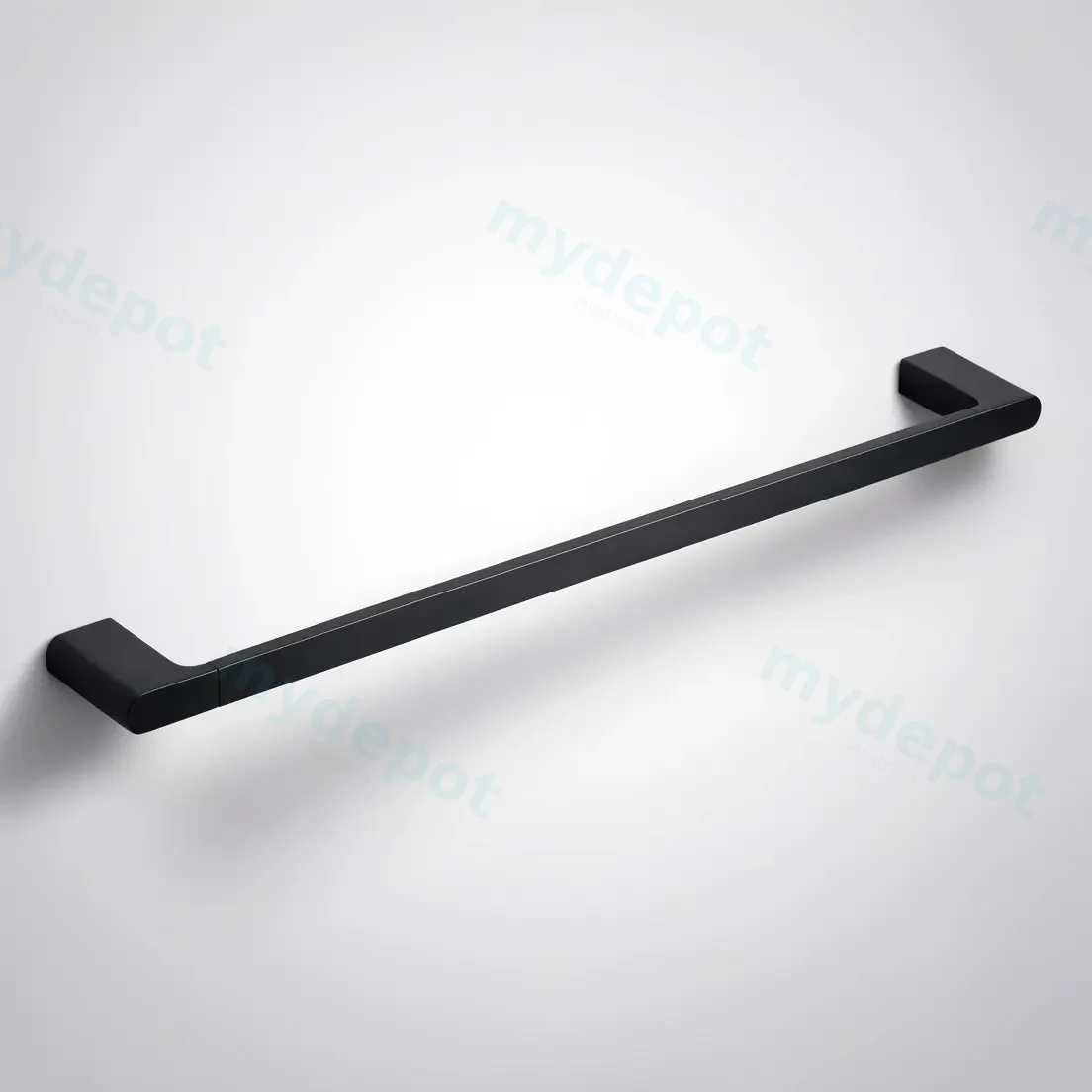 Cora Single Towel Rail 600 mm(Matt Black) view 2