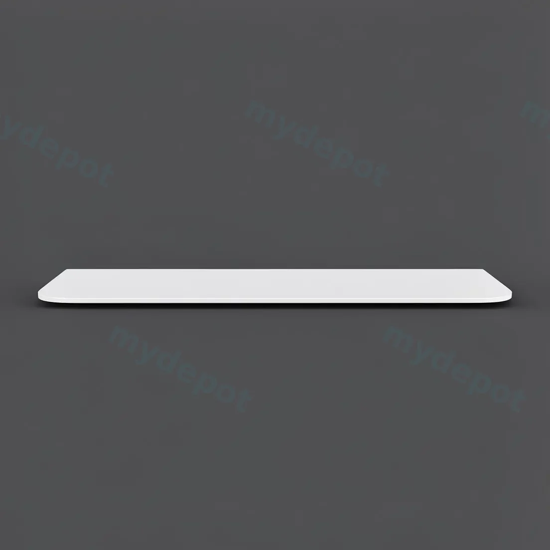 1500mm Matte White Sintered Stone Top Rounded Corner Benchtop view 3