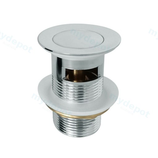 Nana Chrome Pop Up Waste 32/40mm With Overflow Solid Brass Plug Waste