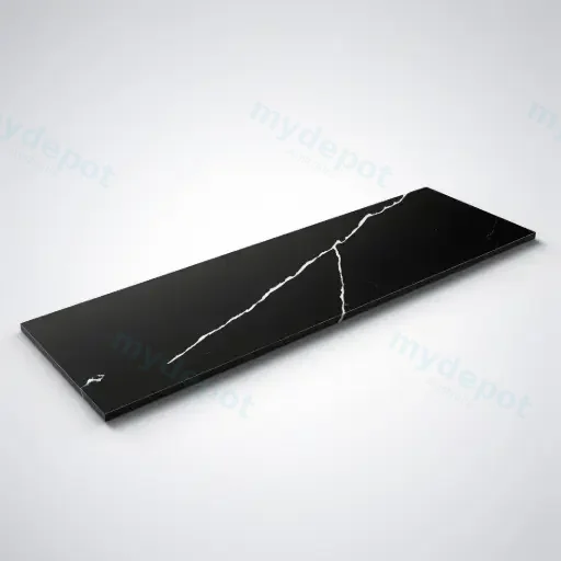 1205X505X20mm Calacatta Night (WG485)Zero Silica Engineer Curve Stone Top