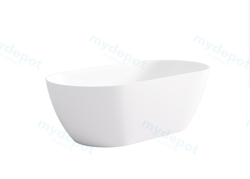 1395*750*550mm Gloss White Ellips Slim Acrylic Freestanding Bathtub No Overflow Chrome Waste And Pipe Inlcuded