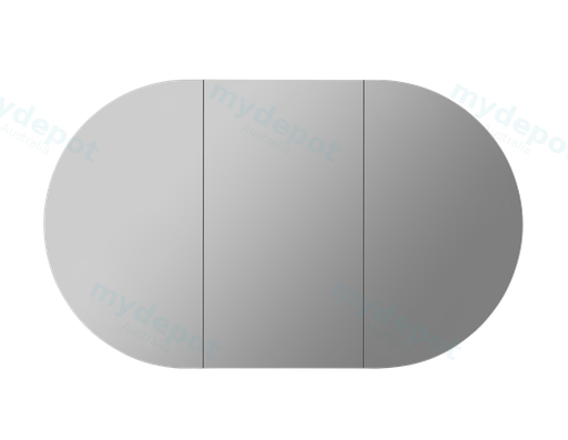 1500X800X150mm Matte Black Allison Pill Shaving Cabinet