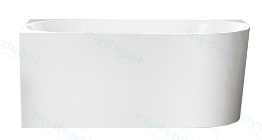 1700X780X600mm Gloss White Bingie Skirt Bath Left Coner None Overflow 40mm Waste+Pipe Supplied