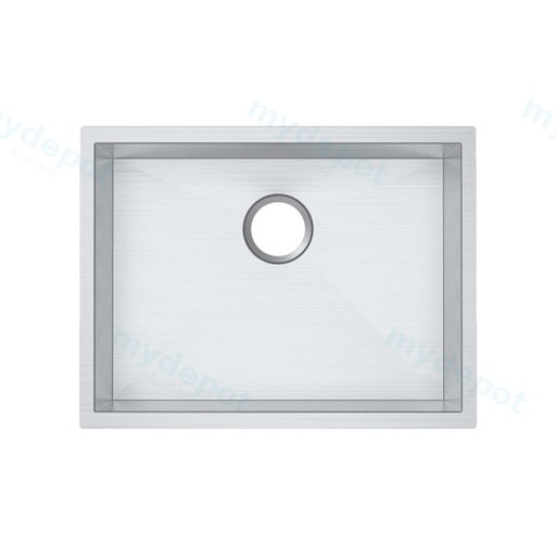 304 Stainless Steel Hand-made Single Bowl Kitchen Sink(Round Edges) 600*450*230mm