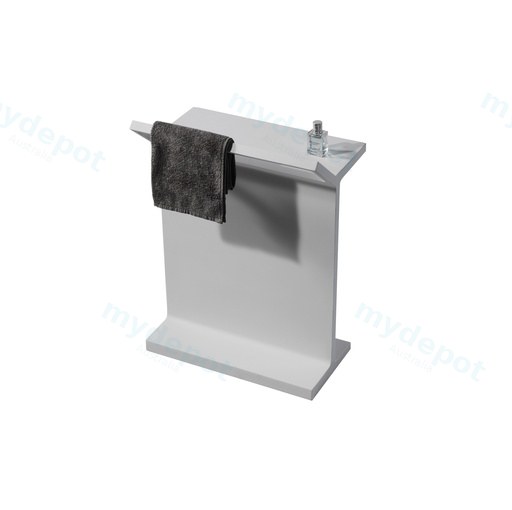 500X314X693mm Matt White Chasey Standing Towel Rack