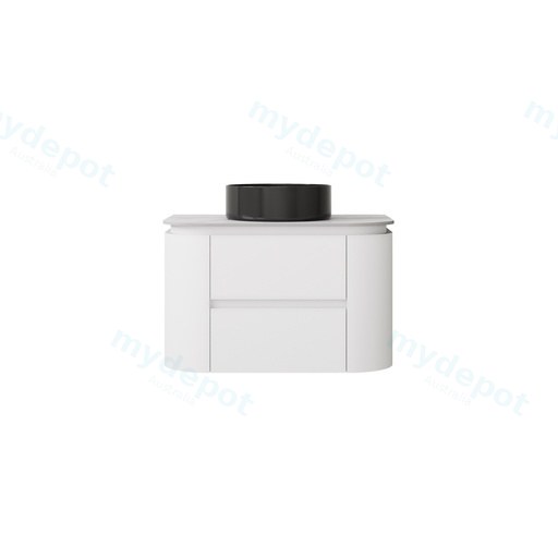 590X455X470mm Matte White Devito Modern Wall Hung Vanity PVC Cabinet